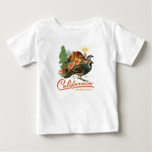 Platser för Landmarks för Kalifornien Kalifornie T Shirt