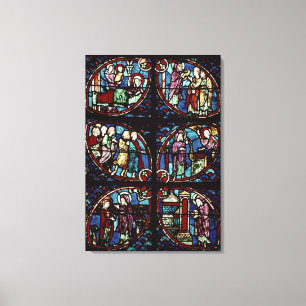 Platser från livet av St John det baptistiskt Canvastryck