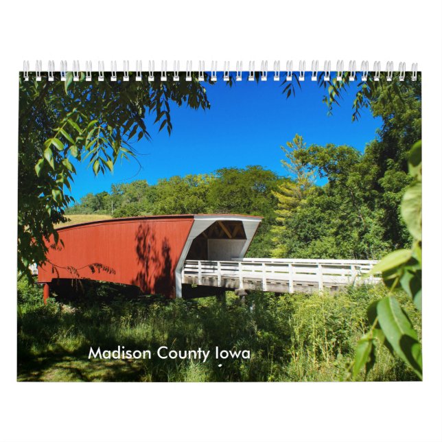Platser från Madison County Iowa Kalender (Omslag)