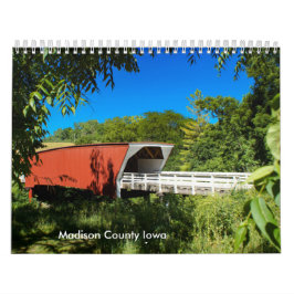 Platser från Madison County Iowa Kalender