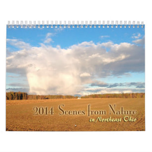 Platser från naturen i nordostliga Ohio för 2014 Kalender