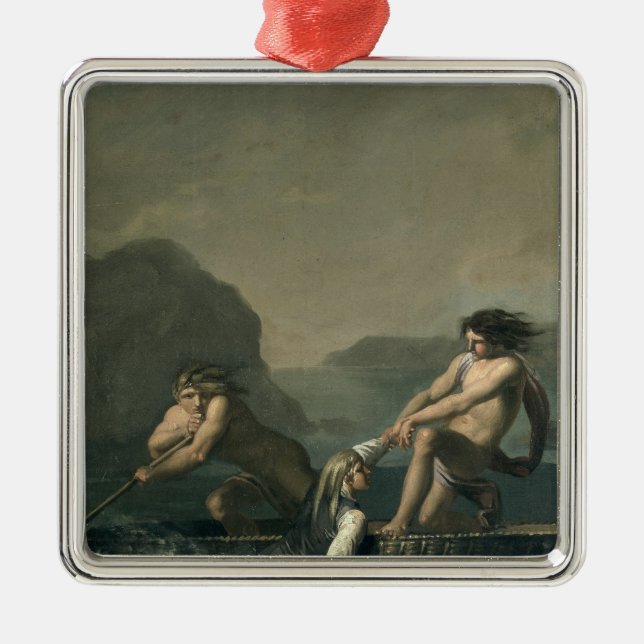 Platser från 'Niels Klims Subterranean Journey Julgransprydnad Metall (Framsidan)