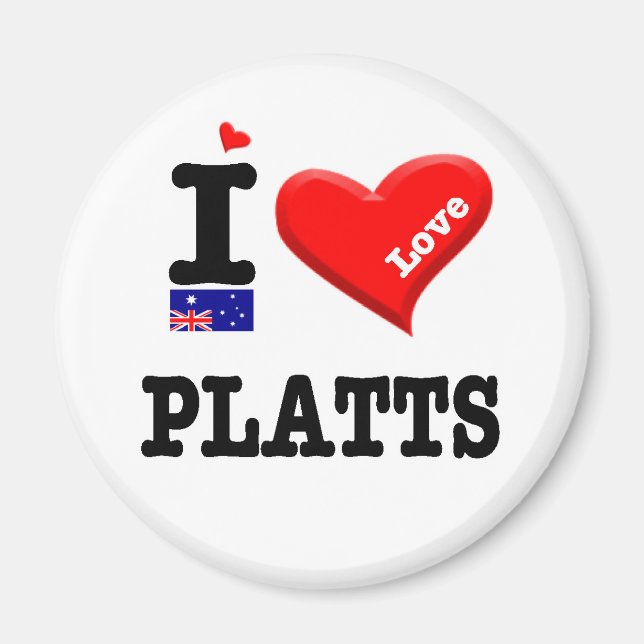 PLATSER - I Kärlek Magnet (Framsidan)