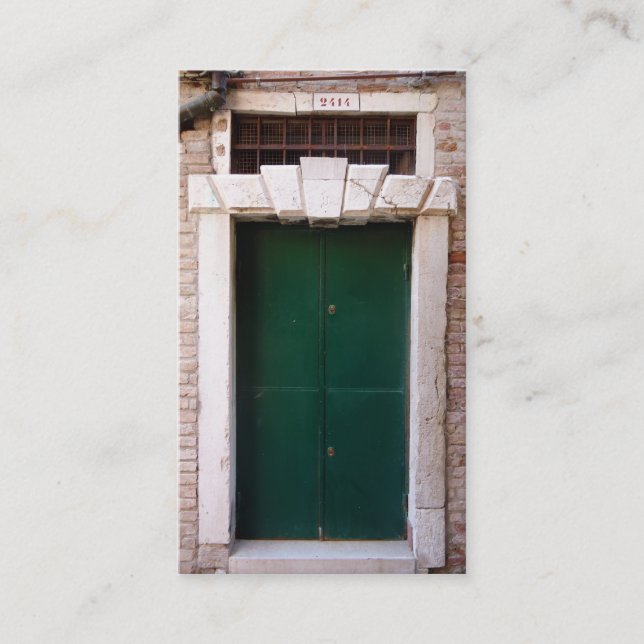 Platser, italien visitkort (Framsida)