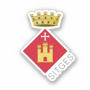 Platser jackar om arm, Catalunya (ESP) Klistermärken