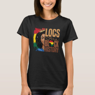 Platserna är svarta historik, BHM Afro-avläsningsl T Shirt
