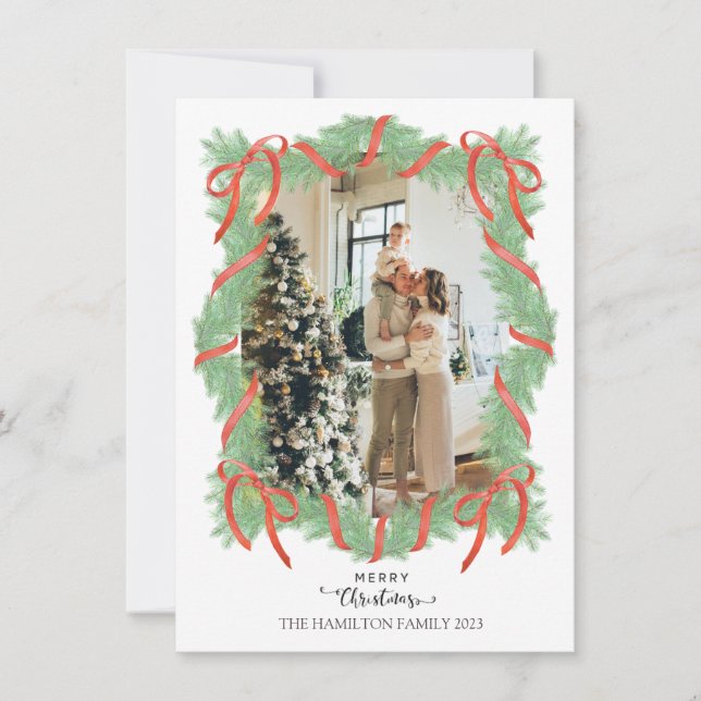 Platshållare för Ram-meddelande i julgranskåran Ph Julkort (Framsida)