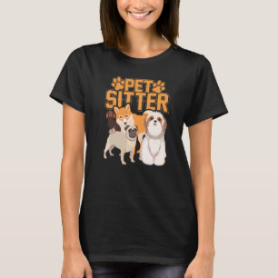 Platshållare för sällskapsdjur och Hundar för trän T Shirt