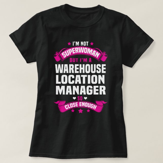 Platshanterare för lagerställe t shirt (Design framsida)