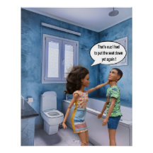 Platskonflikt i toalett