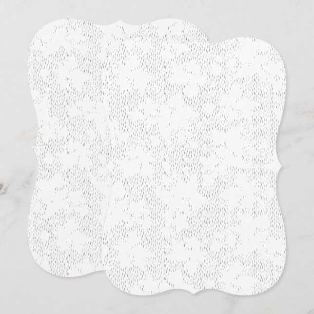 Platskort till middagsbord | Platta kort med kuver (Fram/baksida)