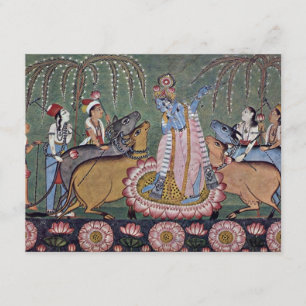 PlatsRâgmâlâ serie: Krishna med hans flöjt By in Inbjudningar