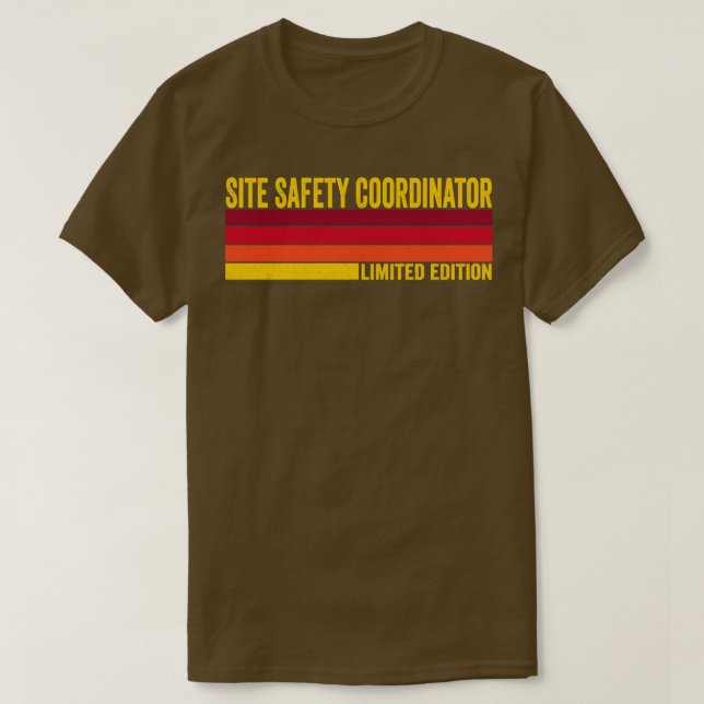 Platssäkerhetskoordinator T Shirt (Design framsida)