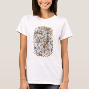 Platt 27 från Atlas Coelestis, av John Flamsteed Tee Shirt
