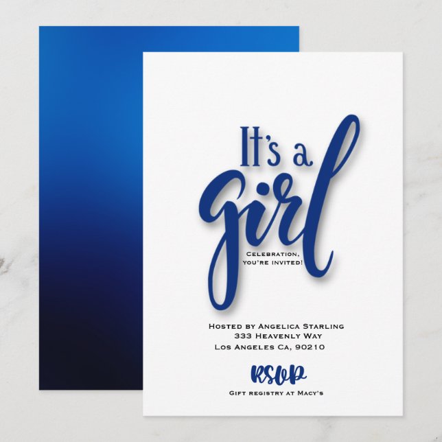 Platt anmälningskort meddelande (Fram/baksida)