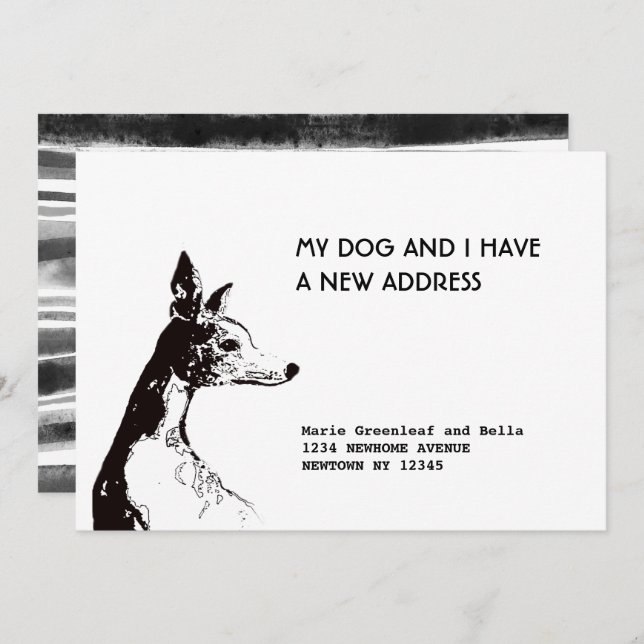 Platt annonskort meddelande (Fram/baksida)