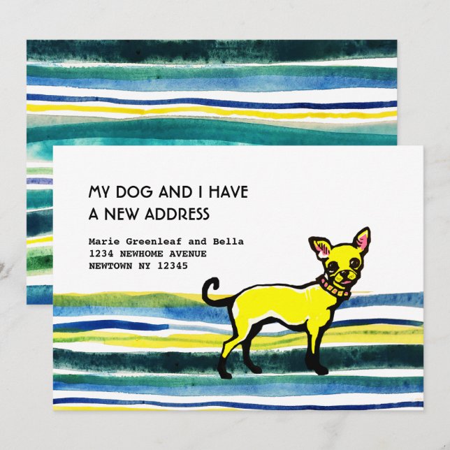 Platt annonskort meddelande (Fram/baksida)