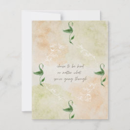 Platt anteckningskort