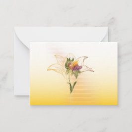 Platt anteckningskort