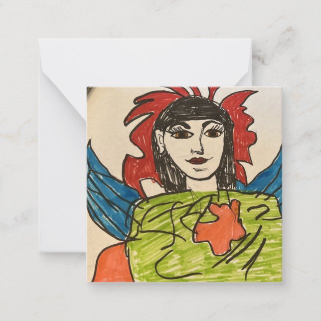 Platt anteckningskort (Framsida)