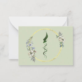 Platt anteckningskort