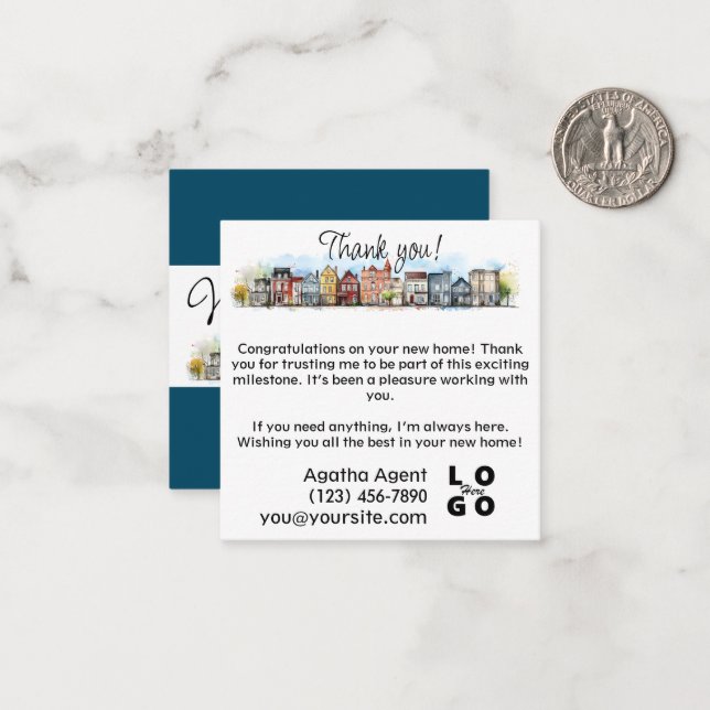 Platt anteckningskort (Fram/Back In Situ)