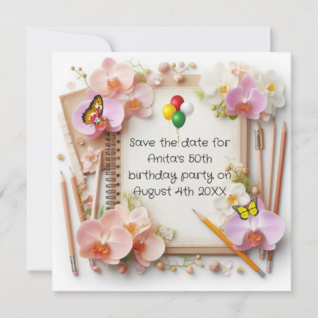 Platt anteckningskort (Framsida)