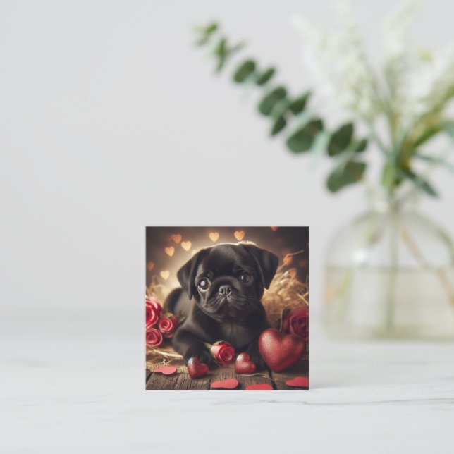 Platt anteckningskort (Stående Fram)