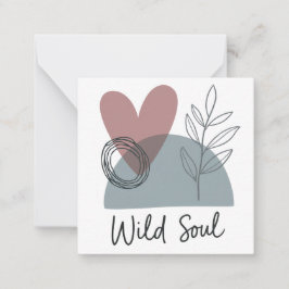 Platt anteckningskort