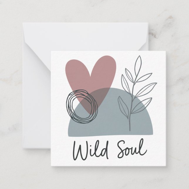 Platt anteckningskort (Framsida)