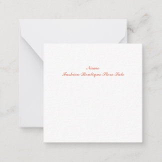 Platt anteckningskort