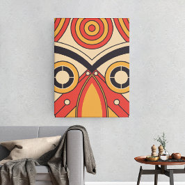 Platt Aztec Tribal Canvastryck