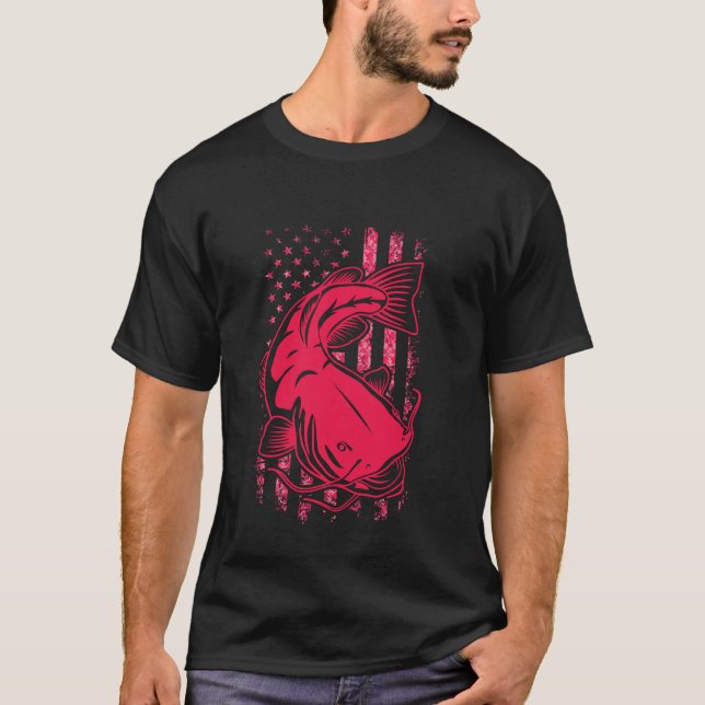 Platt Catfish kattfiske drottning T Shirt (Framsida)