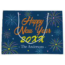 Platt färgstark Nyårsafton Party - blå