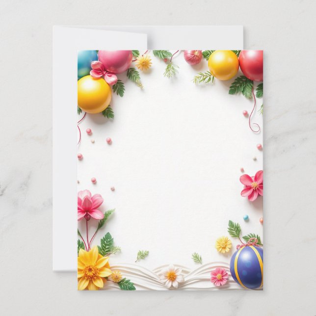 Platt födelsedagskort (Framsida)