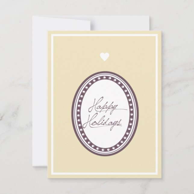 Platt Glad Julkort (Framsida)