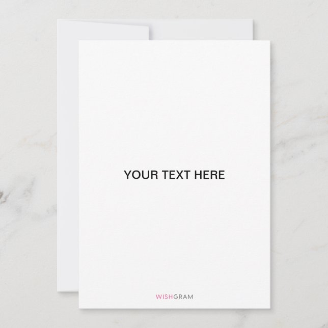 Platt hälsningskort (Framsida)