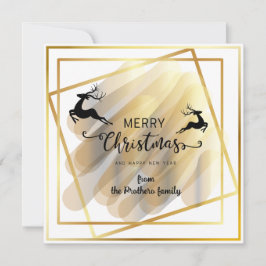 Platt hälsningskort julkort