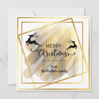 Platt hälsningskort julkort