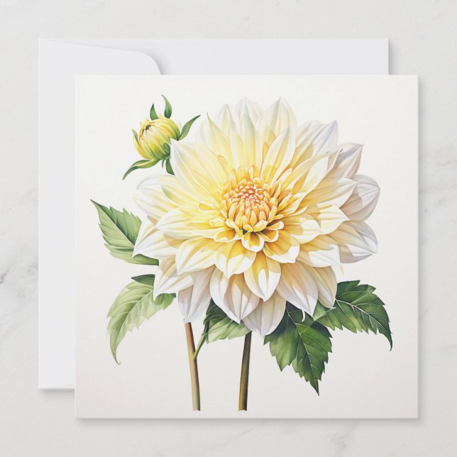 Platt hälsningskort kort (Framsida)