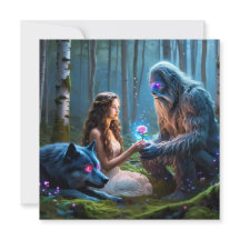 Platt hälsningskort