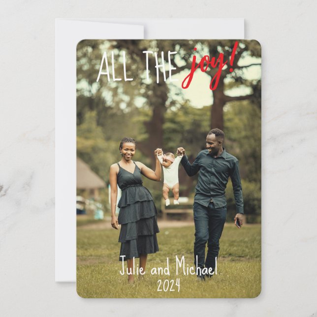 Platt hälsningskort kort (Framsida)