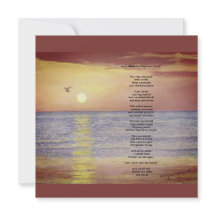 Platt hälsningskort