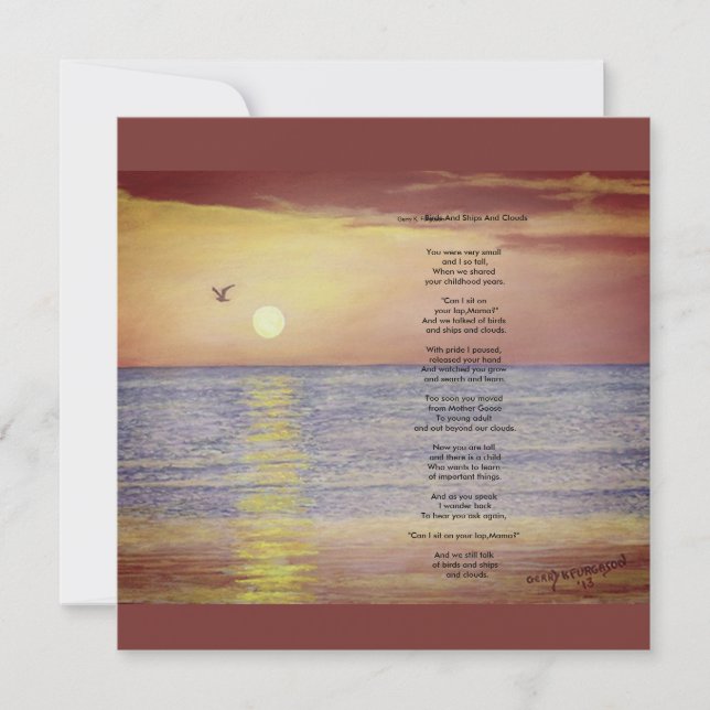 Platt hälsningskort kort (Framsida)