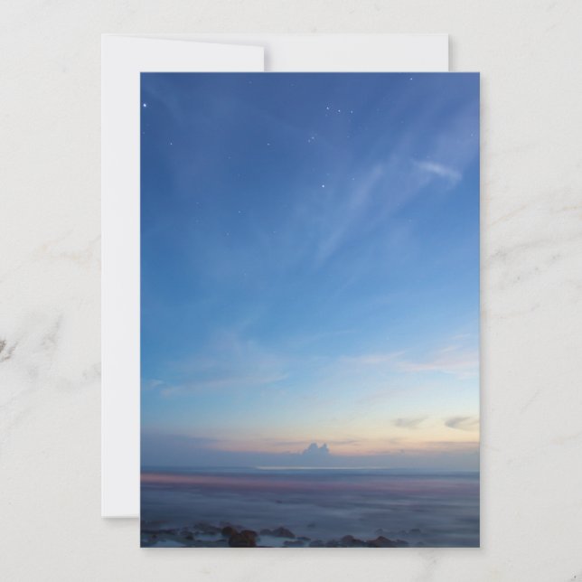 Platt Helgdag 5 tum x 7 tum Julkort (Framsida)