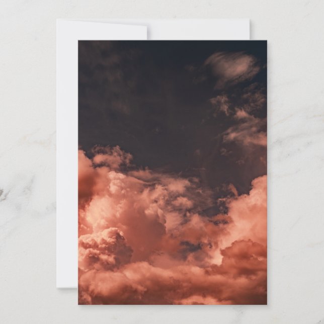 Platt Helgdag 5 tum x 7 tum Julkort (Framsida)