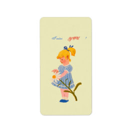 Platt Helgdag Adressetikett