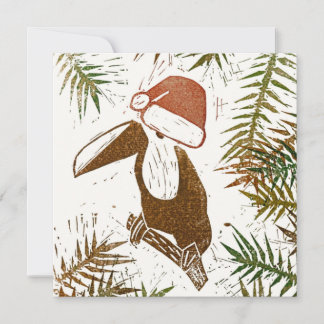 Platt Helgdag Julkort