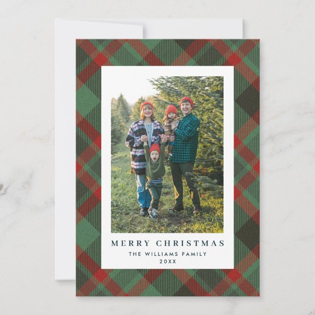 Platt Helgdag Julkort (Framsida)