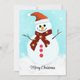 Platt Helgdag Julkort